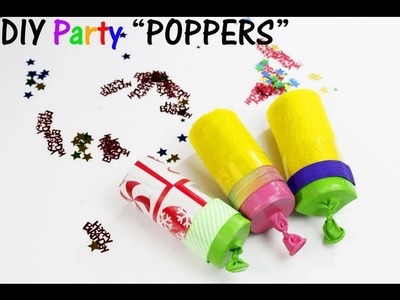 Pintober #6 DIY PARTY POPPERS! How to make your own party poppers