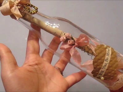 Quick N Easy DIY Valentines Gift *Message in a Bottle"