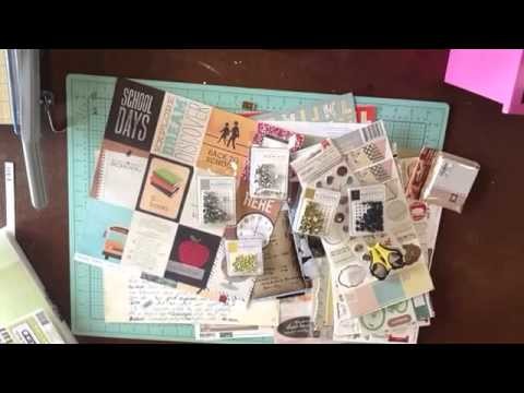 Scrapbook Process Video: Capturing Family Stories on 2 Page Scrapbook Layouts (Part 1)
