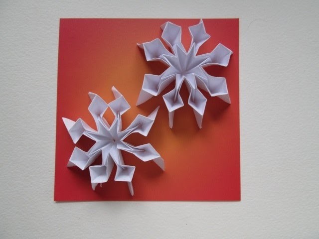 Snowflakes 25 Days of Origami Day 10