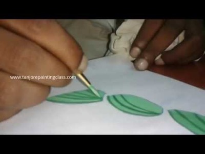 Tanjore paintings | Tutorial | DIY crafts | Procedure | Lesson 2 - Paint the traced tanjore painting