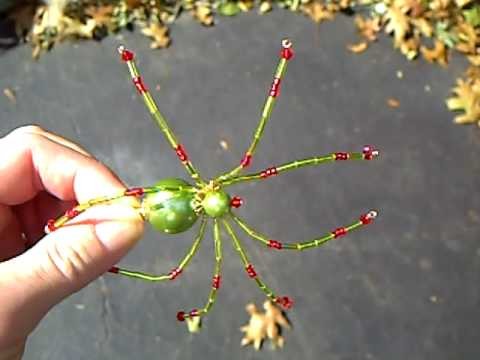 Treasures by Tiziana OOAK Pearl Swarovski CrystalBeaded Christmas Spider  Ornament Legend