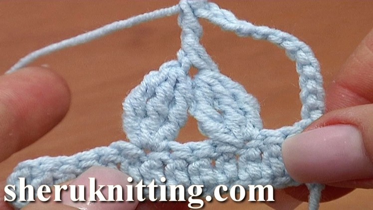 Two 3-Double Treble Crochet Clusters Together Treble Post Above Tutorial 31 Complex Crochet Stitches