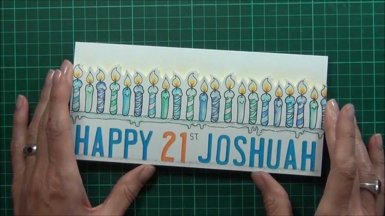 21st Birthday video tutorial for Scrapbook Boutique!