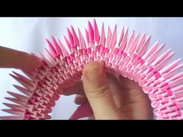 3D origami: chinese wedding ornament