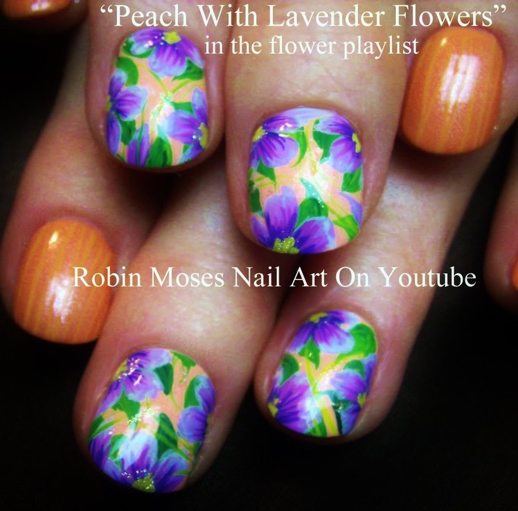 4 Nail Art Tutorials | Nail Art For Short Nails | DIY Lavender Flowers