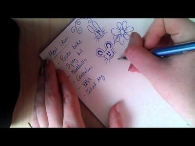 ASMR Soft Speaking Writing a List
