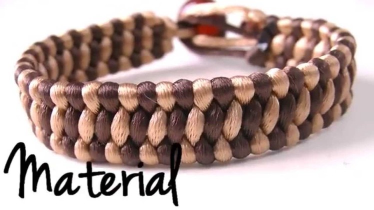 Beading Ideas - How to make a Stairs Knot bracelet