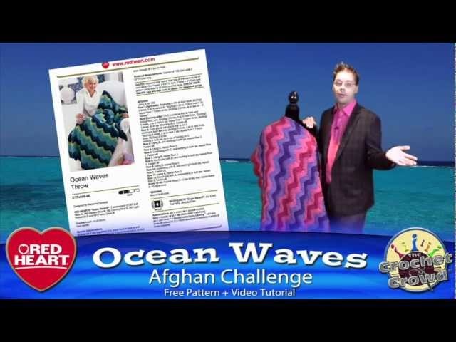 Crochet Along Annoucement: Ocean Waves Afghan Challenge