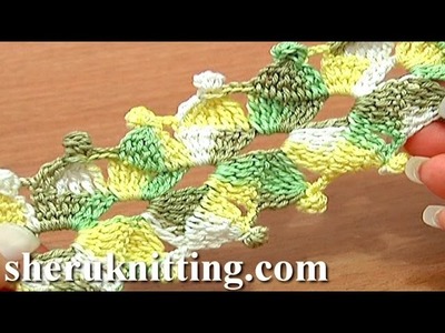 Crochet Lace Cord Tutorial 13 Treble Crochet Decrease Stitch