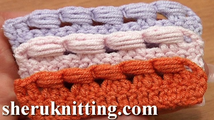 Crochet The Puff Stitch Around Posts Tutorial 39 Around Decrease Stitch