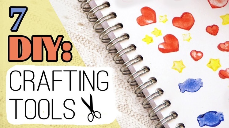 DIY: 7 Crafting Tools | Stamps | Mini Cutter | Dotting Tools