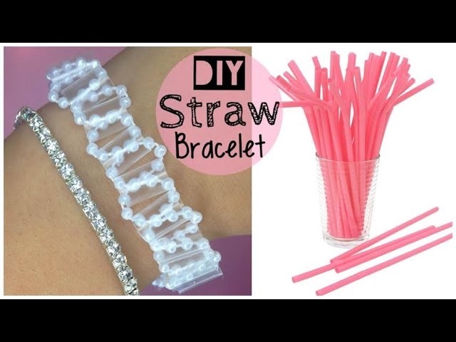 DIY Bracelet Out of a Straw (EASY)