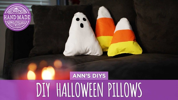 DIY Halloween Decorative Pillows - HGTV Handmade