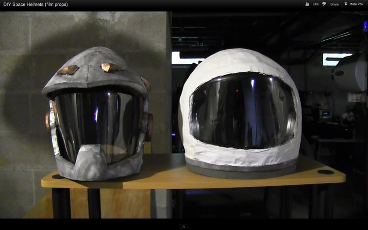 DIY Space Helmets (film props)