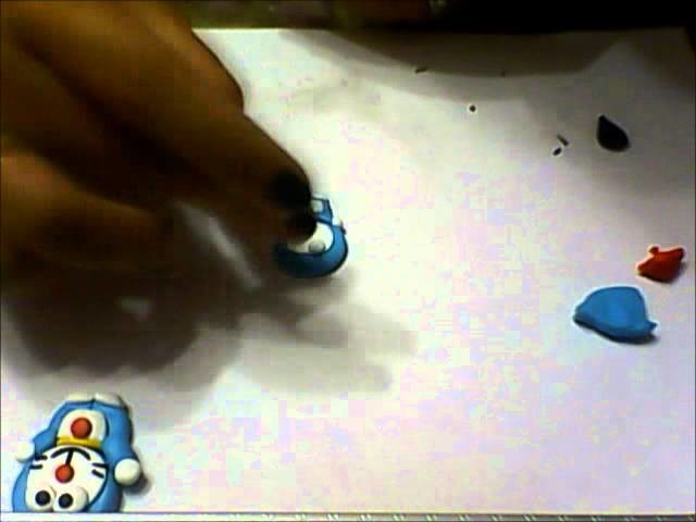 DIY:Tutorial Doraemon in fimo. how to make doraemon polymer clay
