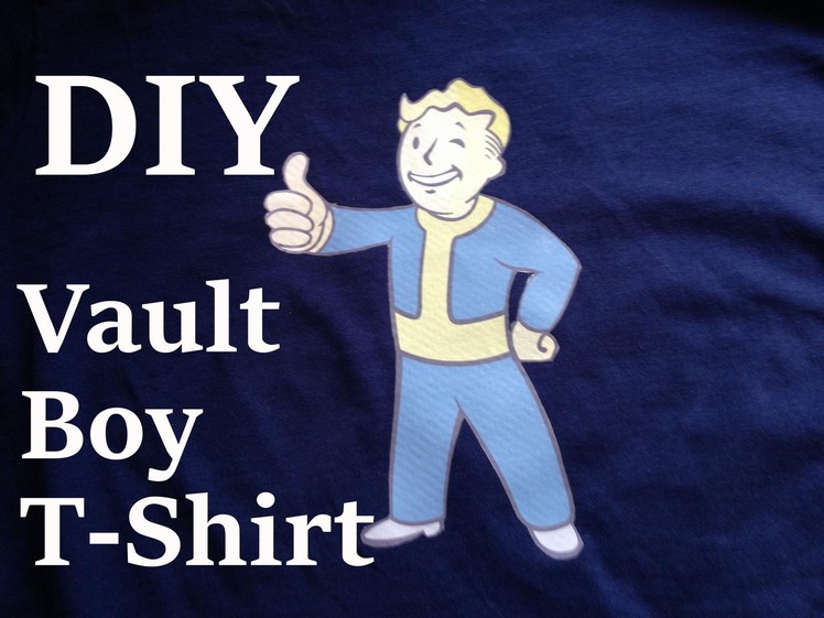 [DIY Tutorial] Vault Boy T-Shirt
