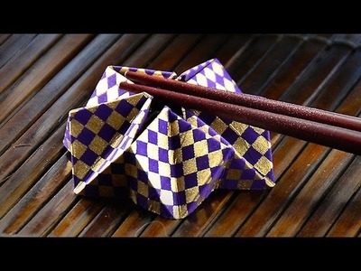 Entertain Your Guests with A Cool Origami Chopsticks Holder!