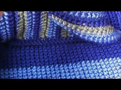 Felted Crochet Pouch Bag