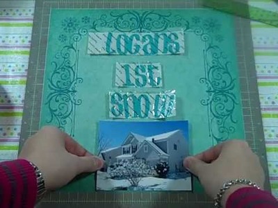 Front Page Scrapbook Layout