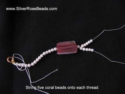 How to create a shell & coral bracelet