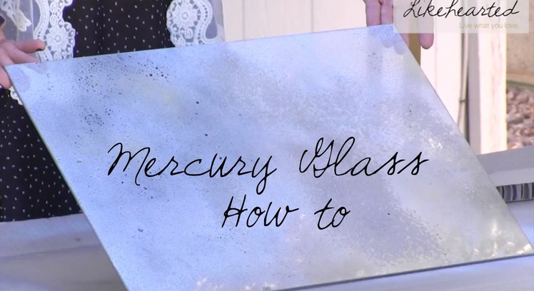 How to Create Mercury Glass Shelves: Home Decor DIY