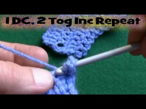 How To Crochet 2 Together Increase-Right Handed