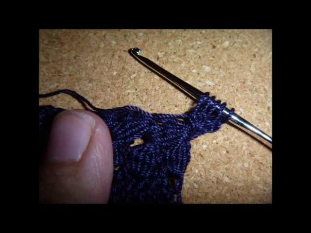 How to crochet a double puff stitch