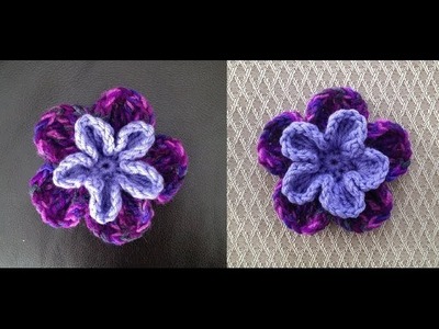How to Crochet a Flower Pattern #22 by ThePatterfamily