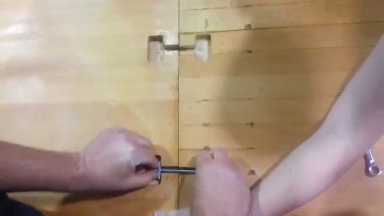 How to Install Toggle Bolts in a Wood Countertop