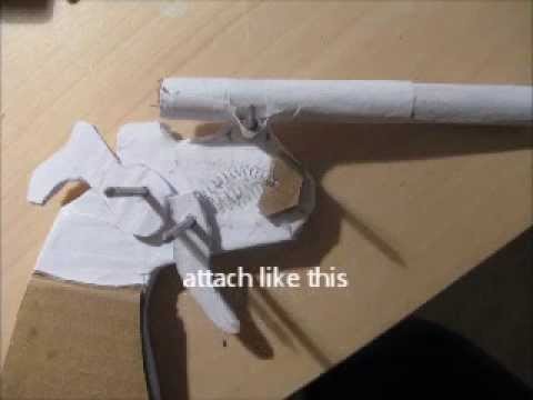 How to make a fully working papercraft gun