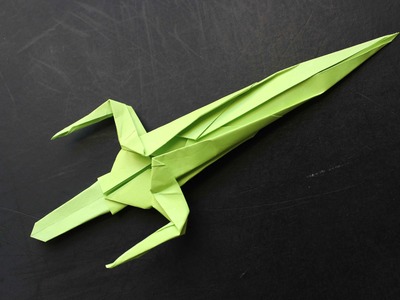 How to make a Ninja origami paper sword