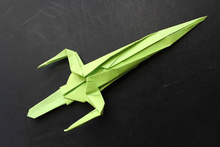 How to make a Ninja origami paper sword