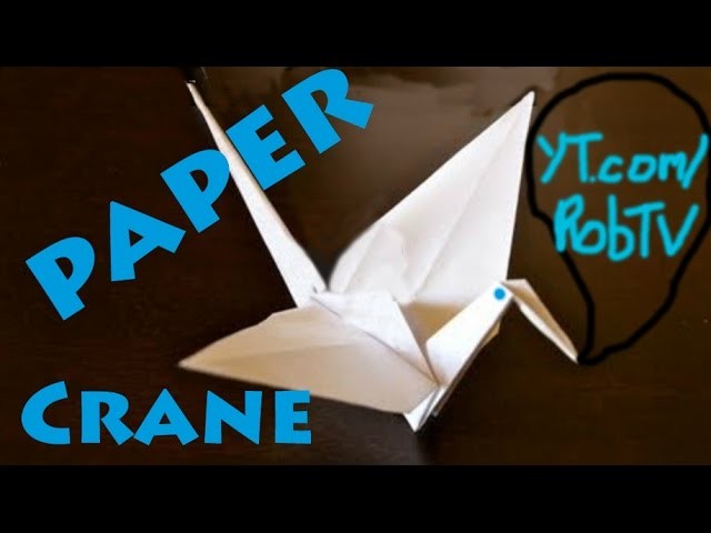 How to Make a Paper Crane - Origami