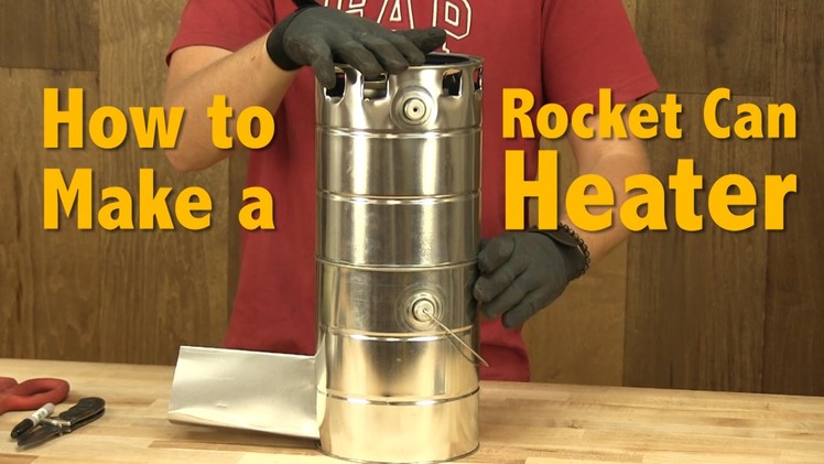 How to Make a Rocket Can Heater
