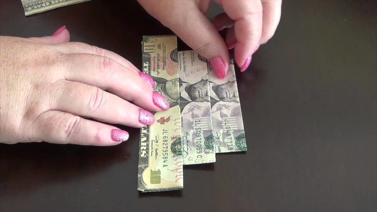 How to Make an Easy to fold Money Origami Cake