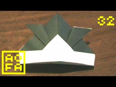 How to make an Origami Kabuto. Battle Samurai Helmet for Children's Day (Japan) . for all - 32
