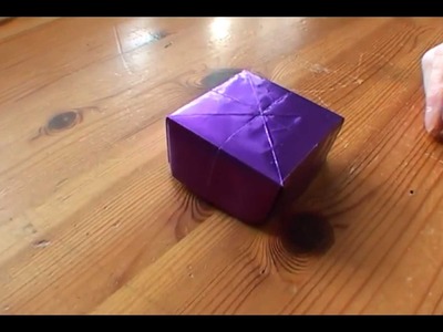 How To Make an Origami Present Box - Falte Dir Deine Origami Geschenk-Schachtel!