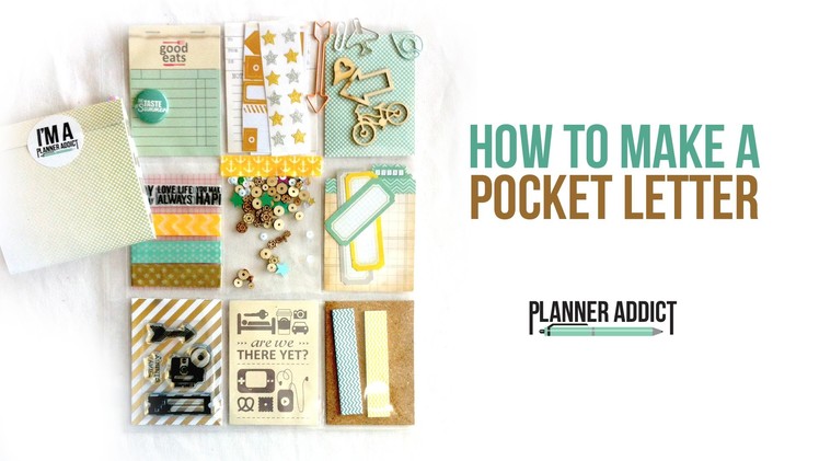 How to Make Pocket Letters- DIY Pocket letter pals