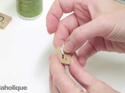 How to Make "Scrabble" Tile Pendants Using Epoxy Stickers