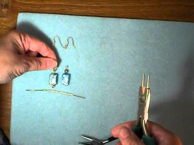 How to Make Spiral Headpin Beaded Earrings