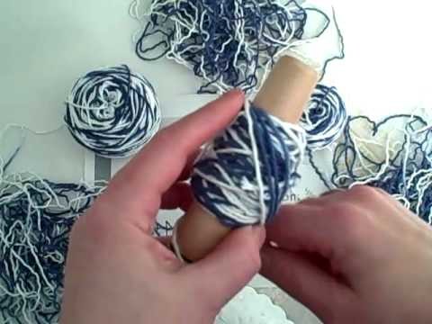 How to Wind a ball of yarn on the nostepinne by Noreen Crone-Findlay (c)