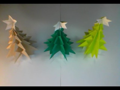 Japanese Origami Christmas Tree