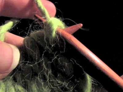 KNITFreedom - How To Slip A Stitch In Knitting - Sl 1 - Slipped St