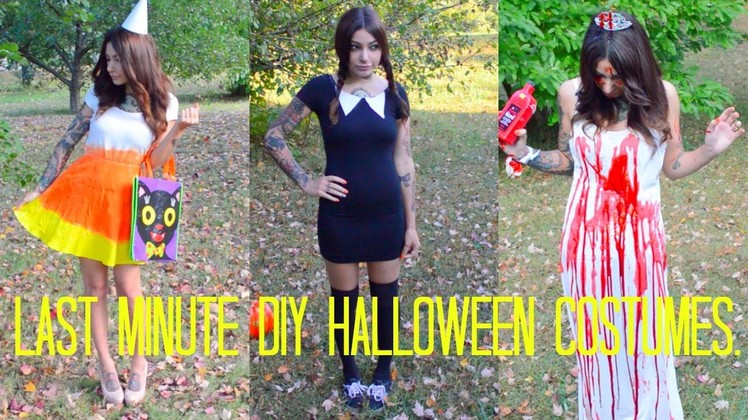 Last Minute DIY Halloween Costumes! | Spook-Tober