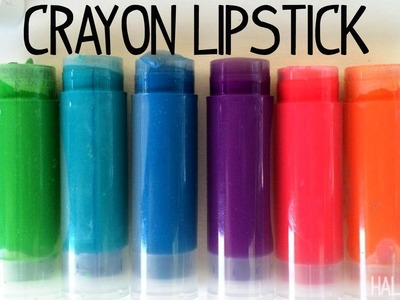 Make Your Own Crayola Lipstick ~ Crafts With Hallecake
