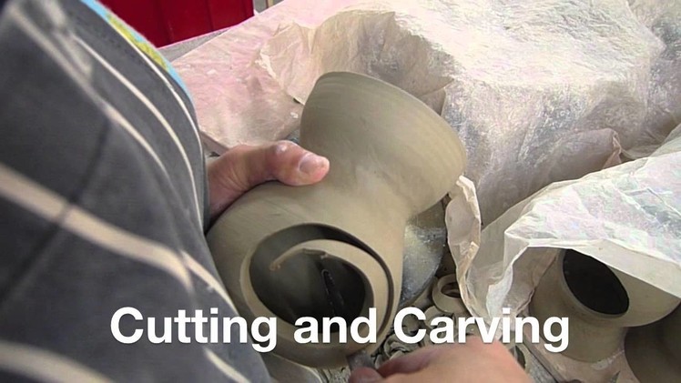 Making a 3 legged oil burner - Clay Craft Malaysia