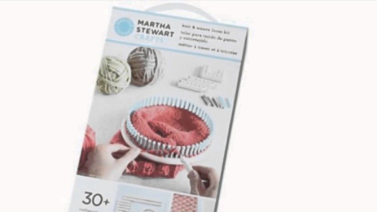 Martha Stewart Crafts Lion Brand Yarn 5000-100 Knit And Weave Loom Kit (Art and Craft Supply)