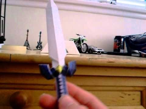 Ocarina of Time Master Sword Papercraft