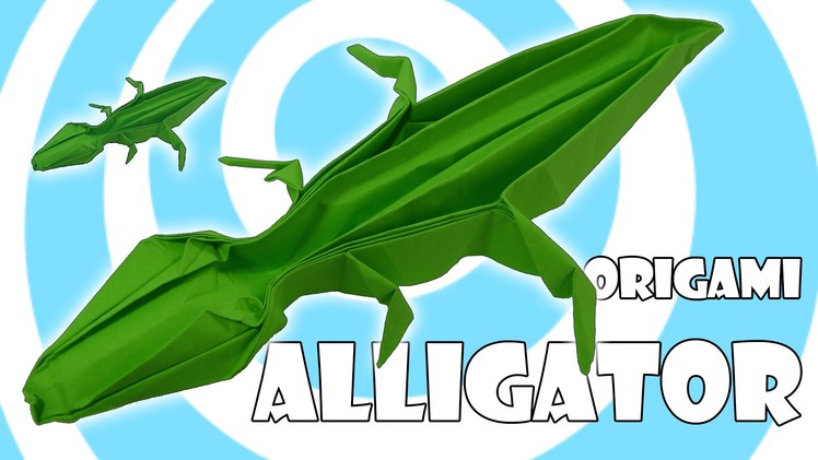 Origami Alligator (Crocodile) Tutorial (Ashimura Shunichi)
